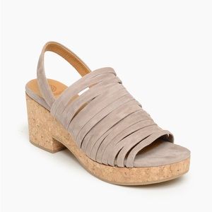 COCLICO - Anthroplogie suede Mosh Wedge - 38.5 / US 8 - 8.5